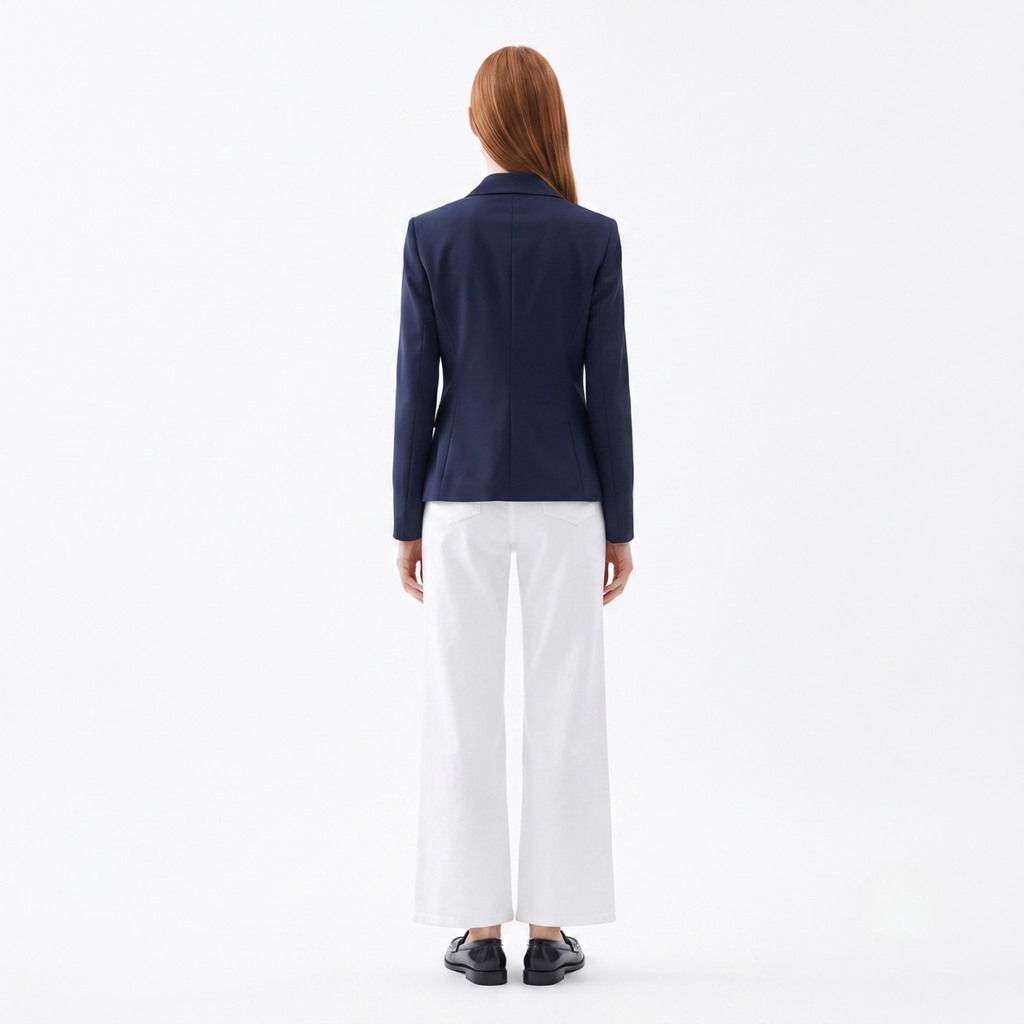 Navy Blue Classic Tailored Blazer