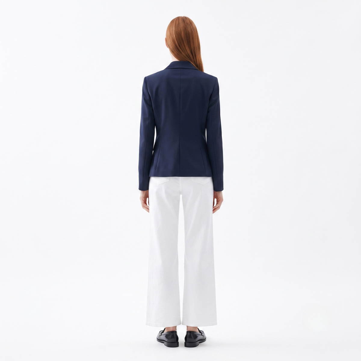 Navy Blue Classic Tailored Blazer