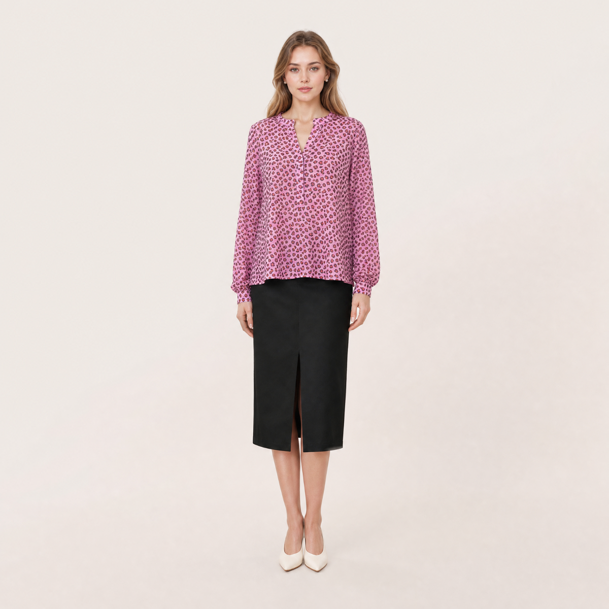 Floral Print Long Sleeve Shirt