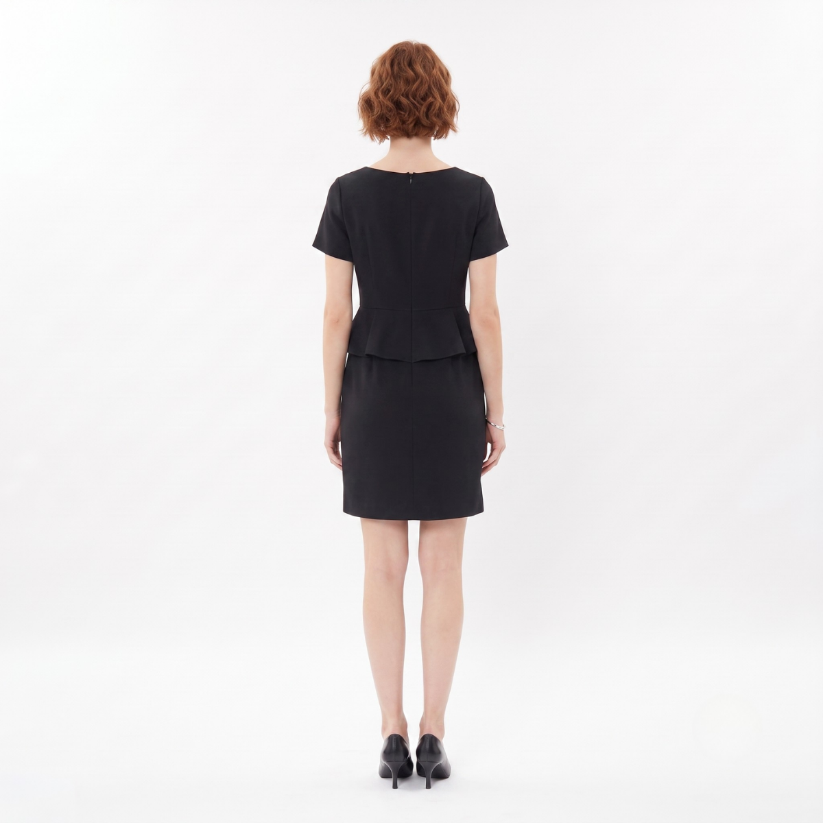 Black Peplum Dress