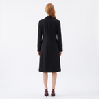 Black Long Sleeve Belted Blazer