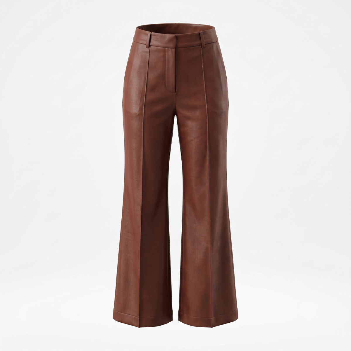 Brown High Waist Wide Leg Pants