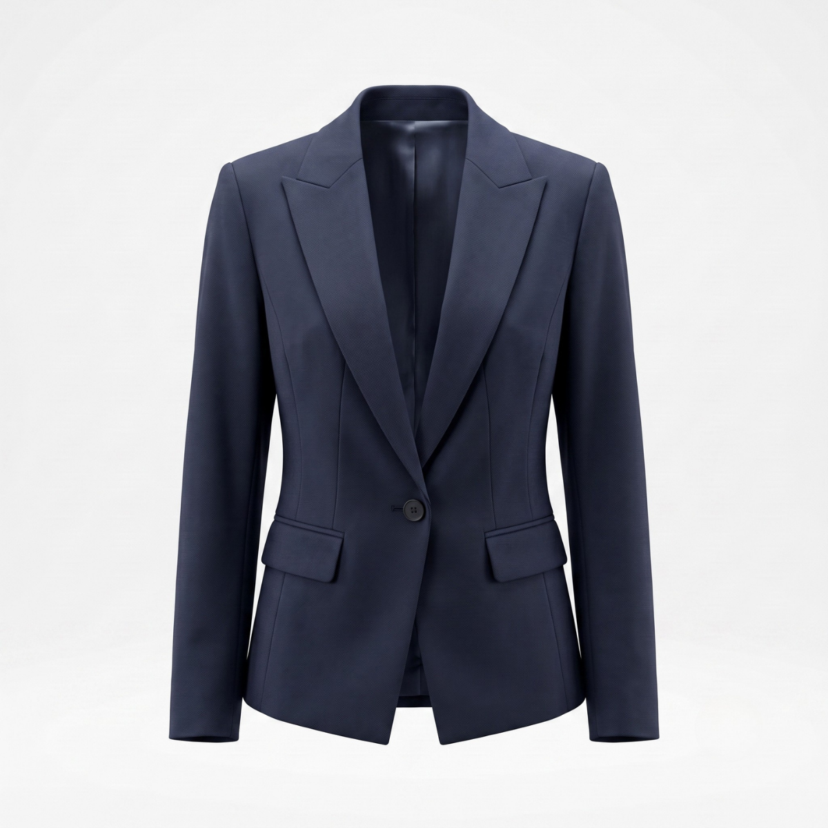 Navy Blue Classic Tailored Blazer