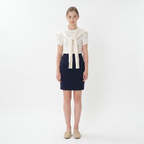 Navy Blue Pencil Skirt