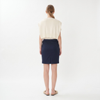 Navy Blue Pencil Skirt