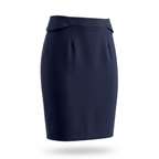 Navy Blue Pencil Skirt