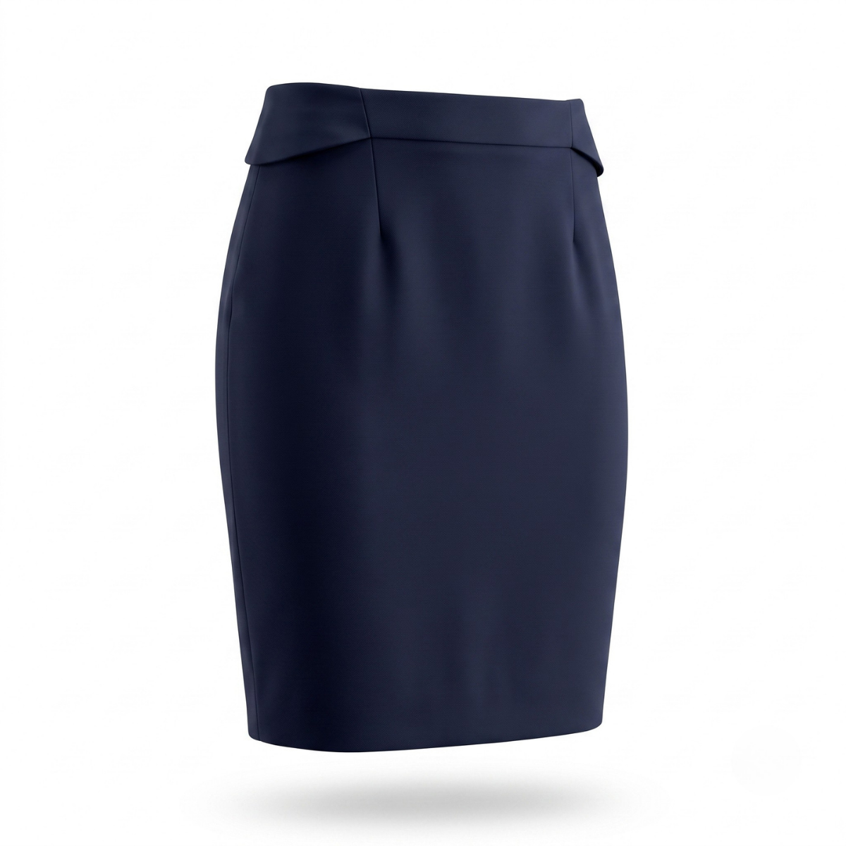 Navy Blue Pencil Skirt